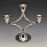British Vintage Silver Plated 3 Burner Candle Stand Candelabra